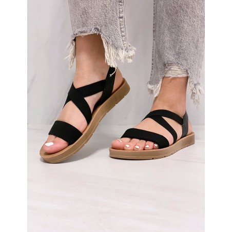 Sandales a brides elastiques